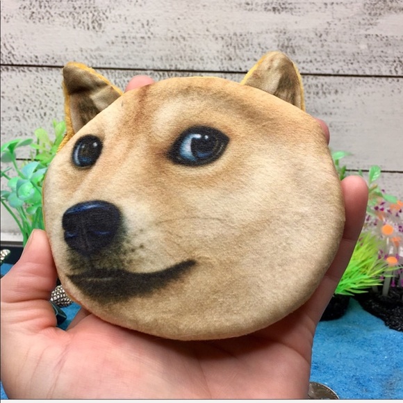 Shibu Inu Dog Coin Purse Funny Lookin’ - Picture 2 of 7